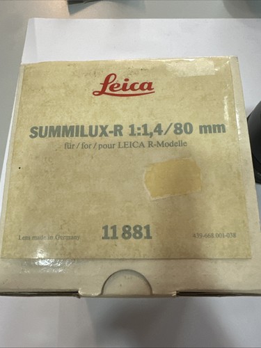 Leica summilux 4 80 - leica, summilux-r