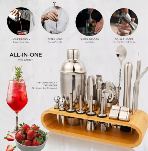 Barman kit set shaker cocktail - kit,
