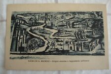 cartolina viaggiata 1926 Sagra di San Michele affresco - annullo Sant'Ambrogio