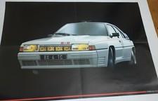 Citroen BX 4 TC 1985 Affiche