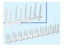 DISSUASORI IN PLASTICA SPILLI ALLONTANA VOLATILI PICCIONI UCCELLI COLOMBI 50cm