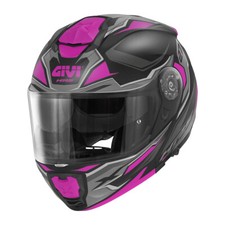 CASCO MODULARE GIVI X.27 SECTOR LADY NERO / TITANIO / FUCSIA