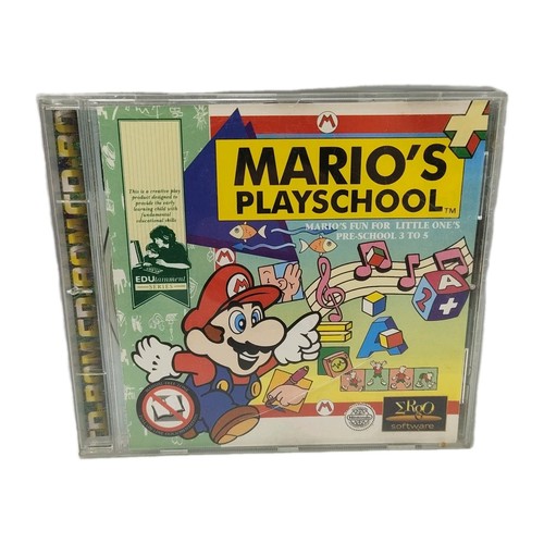 Mario playschool cd 1994 - mario's,