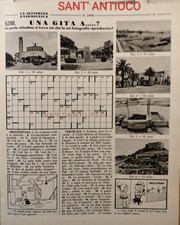 SANT' ANTIOCO CAGLIARI 1989 PAGINA INTERA CON SEI  FOTO