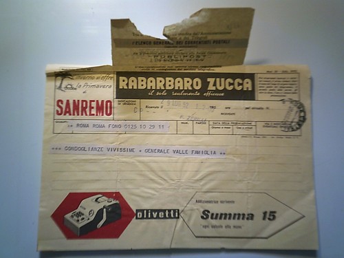 Telegramma repubblica italiana - telegramma,