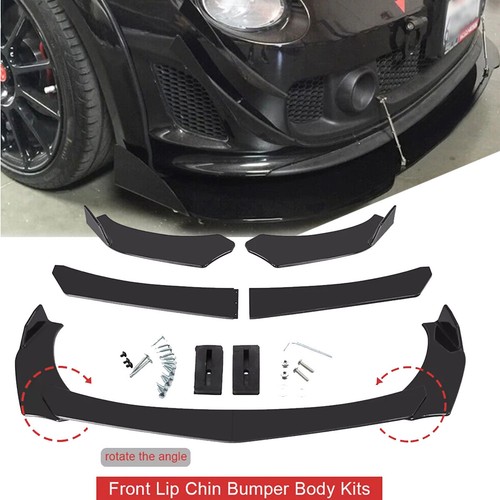 Glossy black front - glossy+black, bumper