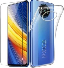 COVER CUSTODIA PER XIAOMI POCO X3 PRO + PELLICOLA VETRO TEMPERATO ULTRASLIM 