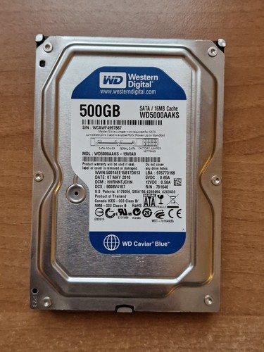 Blue hard disk - wd,