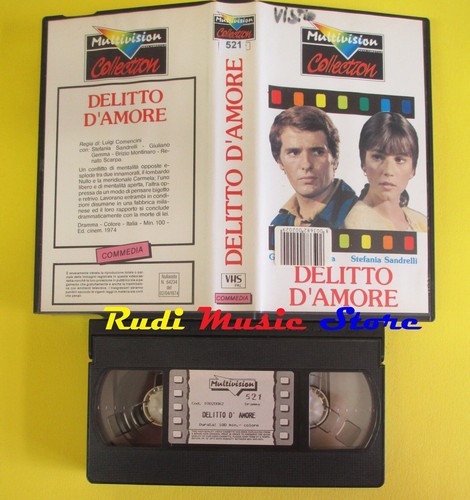 Film vhs delitto amore - delitto, d'amore