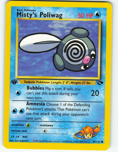 Misty poliwag 1ª edizione - misty's,