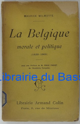 Belgique morale et - la,