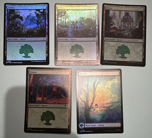 Mtg magic card forest - card,