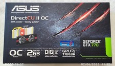 ASUS NVIDIA GEFORCE GTX 770 DirectCU II 2GB GDDR5 FUNZIONANTE E COMPLETA