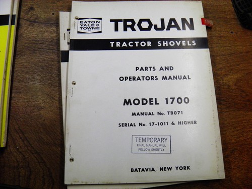 Trojan 1700 pala trattore - 1700,