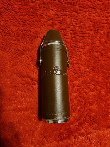 Macallan scotch whiskey - whiskey, flask