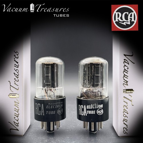 6sn7 gtb rca - radiotron, silver