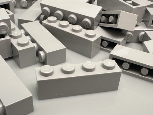 Lego brick 1x4 3010 - brick, grigio