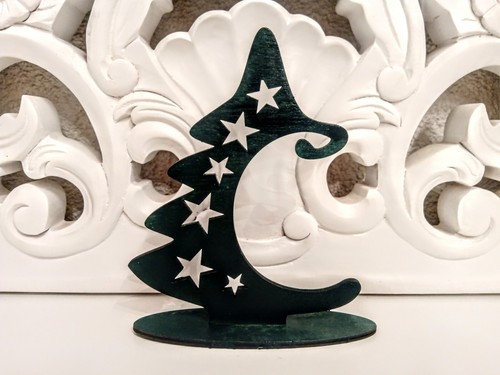 Albero natale legno - albero, in