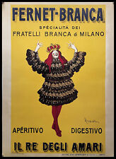2000ca * Manifesto Poster "Fernet-Branca – Leonetto Cappiello, Il Re degli Amari