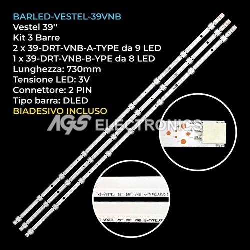 Kit barre strip led - barre,