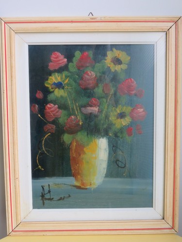 Vecchio quadro dipinto mano - quadro,