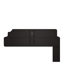 Tappetini in gomma Neri per