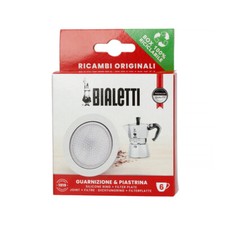 BIALETTI Ricambi 1 Guarnizione in Silicone  +1 Piastrina per Brikka 4 Tazze