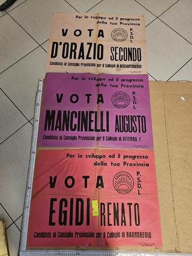 Manifesto viterbo psdi partito - manifesto,
