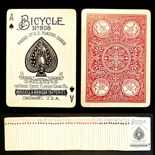Carte gioco antiche 1895 - carte, da