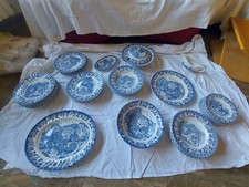 servizio piatti Vintage British Anchor " English Country scenes"  completo 12 P