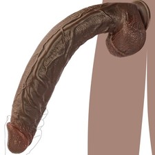 17.7 Inch XXL Black Realistic