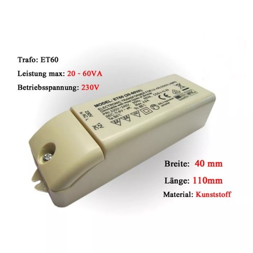 Trasformatore alogeno et60 - alogeno,