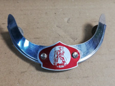 ACCESSORIO - FREGIO PARAFANGO RAFFIGURANTE SAN CRISTOFORO MOTO D'EPOCA