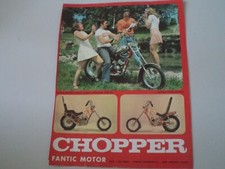 advertising Pubblicità 1972 MOTO FANTIC CHOPPER 50 EXPORT/ITALIA