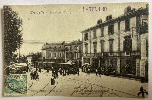 Cartolina bergamo treviglio - cartolina,