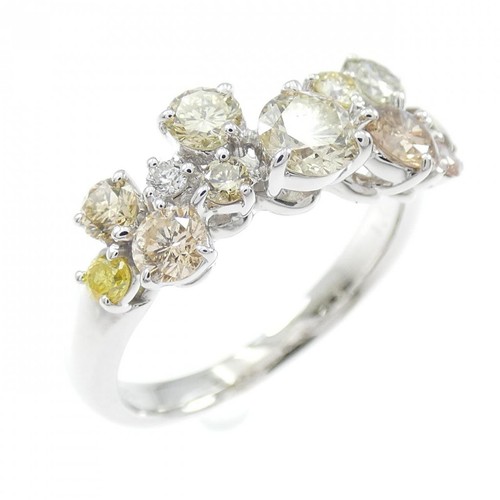 Autentico anello con diamanti