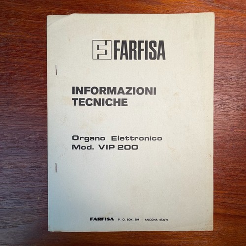 Farfisa mod vintage - mod., 200