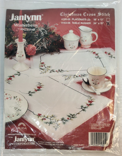 Janlynn kit punto croce - kit, natale