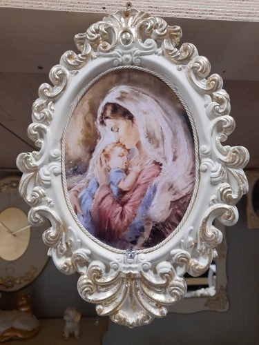 Quadro madonna con bambino - con,