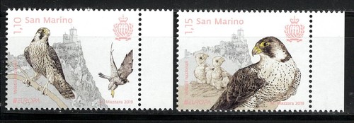 San marino 2019 europa birds - marino,