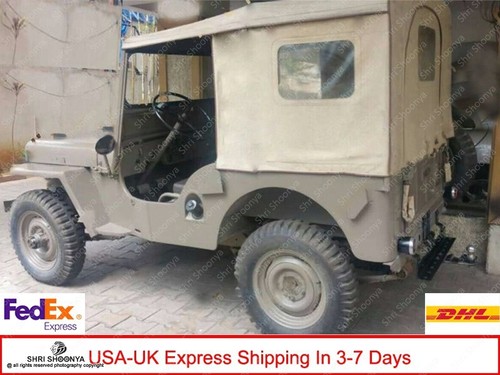 Soft top jeep - soft, cj3a,3b