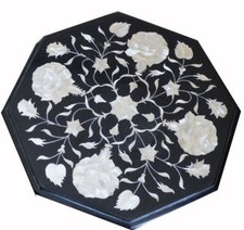 Tavolo 12" in marmo nero