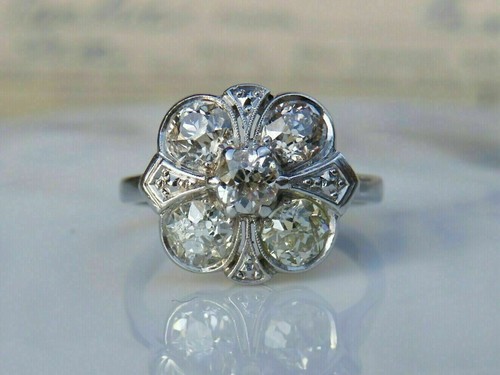 Anello fiore argento - , 925