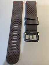 Polar Cinturino 22mm grigio-pelle M-L(Vantage M-M2,GritX,GritX PRO-V3)ORIGINALE