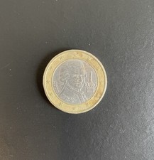 MONETA 1 EURO 2002 MOZART AUSTRIA Rara