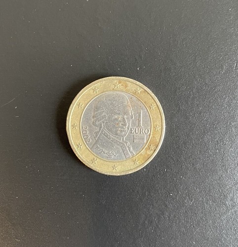 Moneta euro 2002 mozart - 2002,