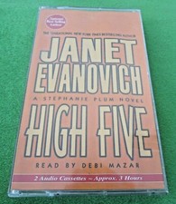 AUDIOBOOK ON 2 CASSETTES HIGH FIVE BY JANET EVANOVICH - STEPHANIE PLUM SERIES