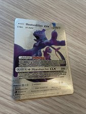 Carta Pokemon GX BASIC Mewtwo&Mew Argentata Perfection