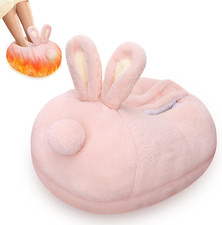 Scaldapiedi Elettrici,  Simpatico Coniglio Morbido USB Ricarica Piedi Scaldapied