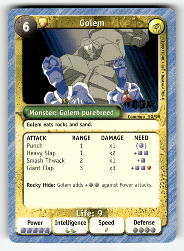 Monster rancher golem 2000 - golem,